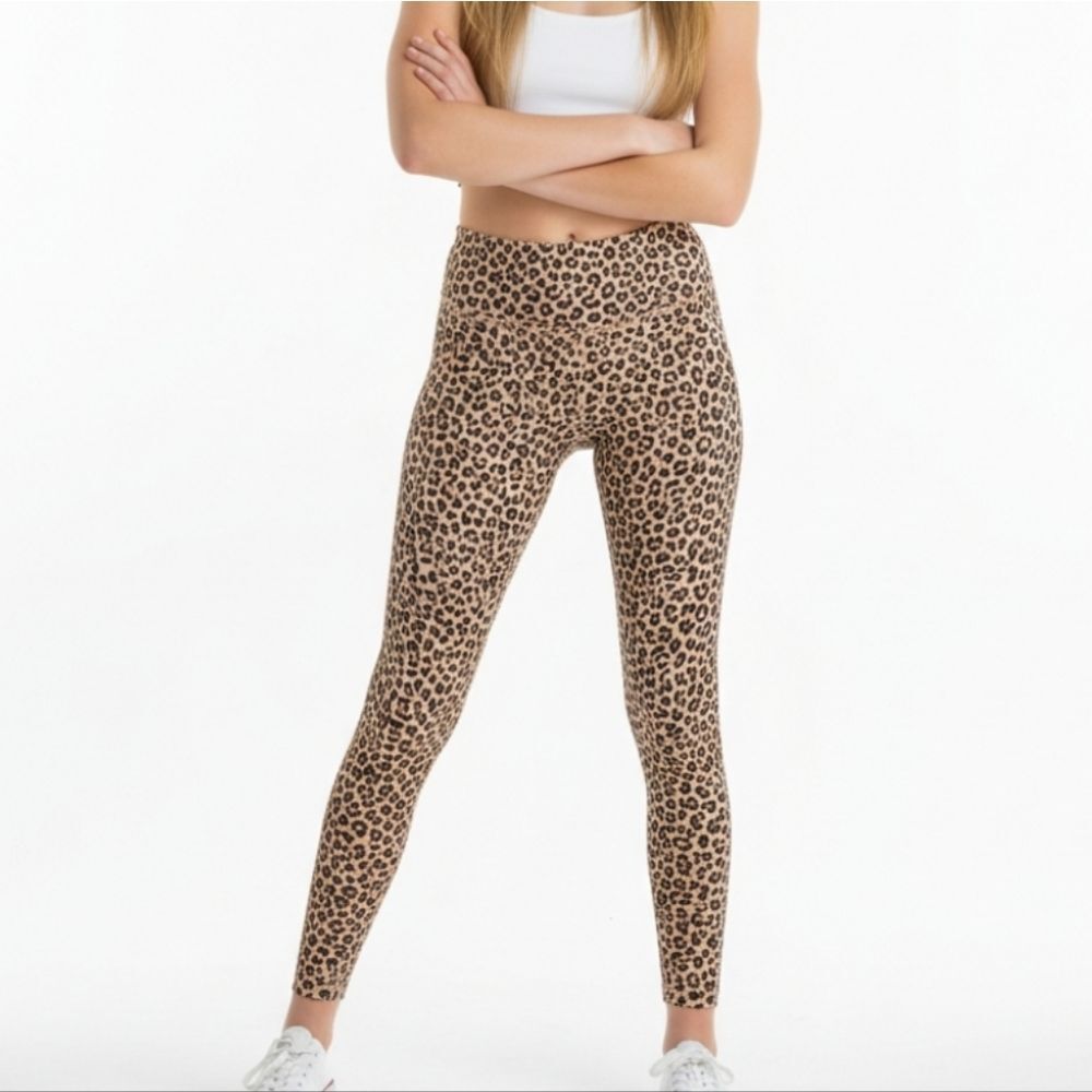 ALLFENIX Anthropologie Cheetah 7/8 Leggings New Without Tags Size XS
